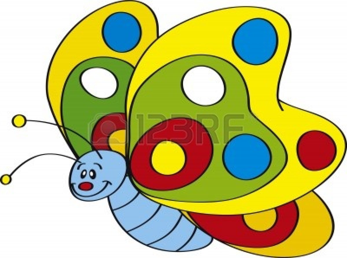 Cute Butterfly Clip Art For Kids Cartoon Insects Royalty Free ...
