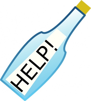 Download Message In A Bottle clip art Vector Free