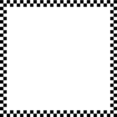 Free Black And White Checkered Border Clip Art ...