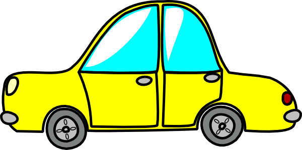 Yellow Toy Car clip art - vector clip art online, royalty free ...