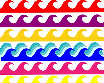 Popular items for waves clipart on Etsy