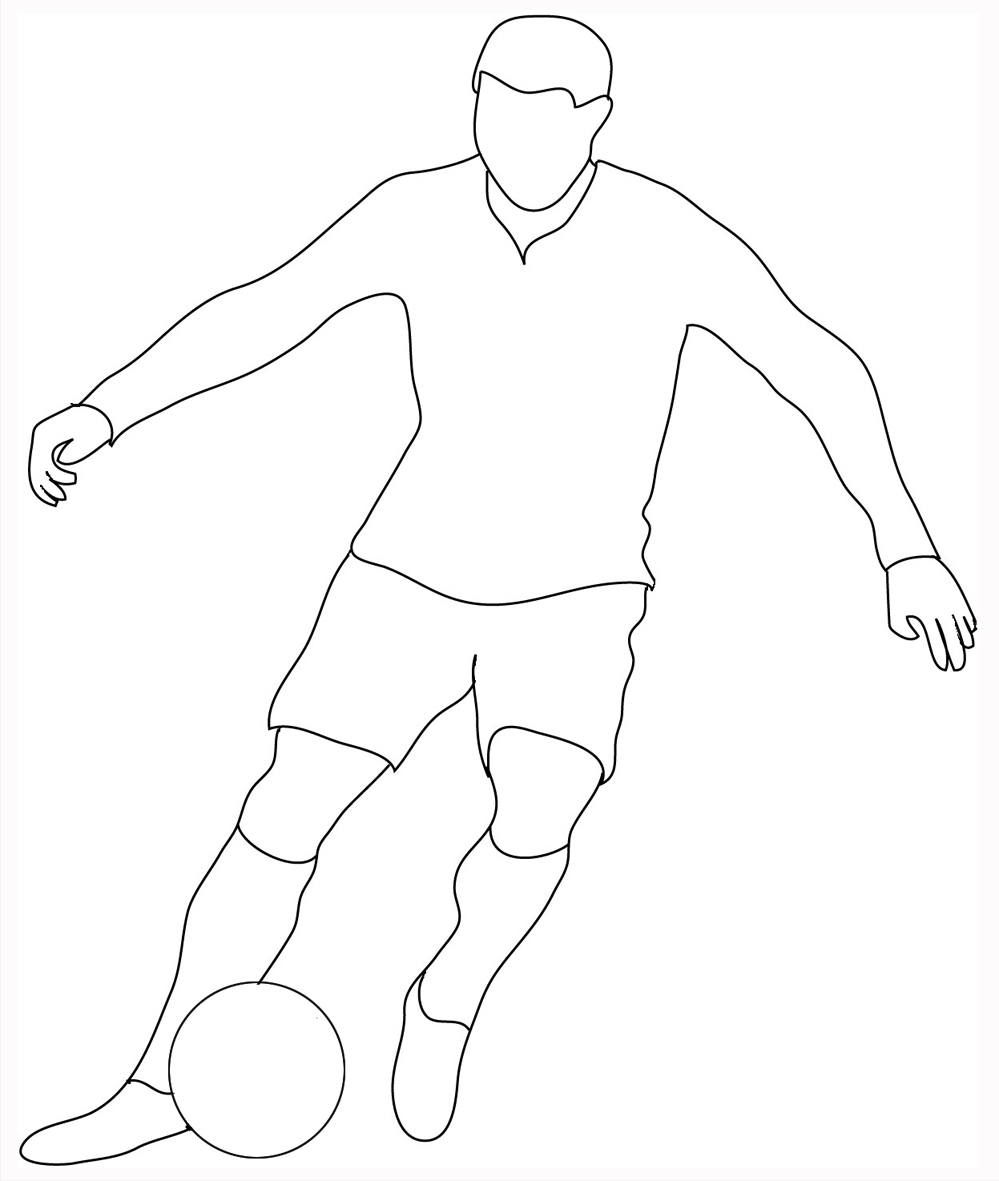 How To Draw A Soccer Player Learn how to draw a soccer player or