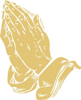 Praying Hands clip art Vector clip art - Free vector for free download