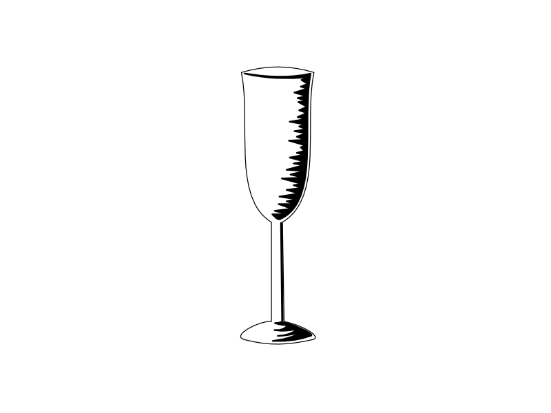 Clipart - Champagne Glass