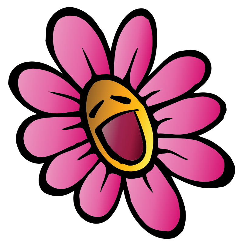Clipart - Raseone Happy Flower