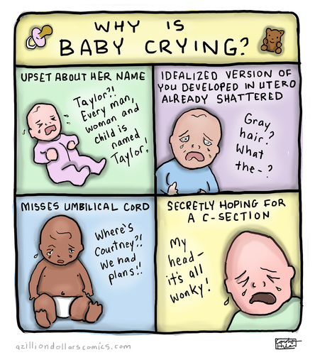 Why Is Baby Crying? By a zillion dollars comics | Love Cartoon ...