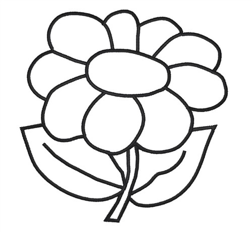 Flowers Images Outline - ClipArt Best