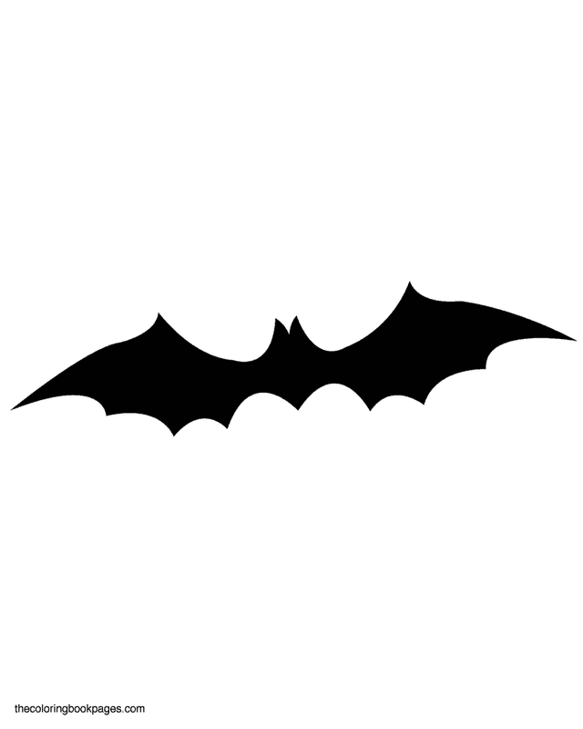Bat with detailed wings - Bat pumpkin carving stencils