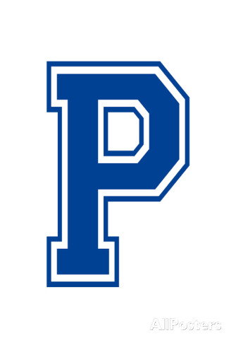 Varsity Letter P Make Your Own Banner Sign Poster Posters at ...