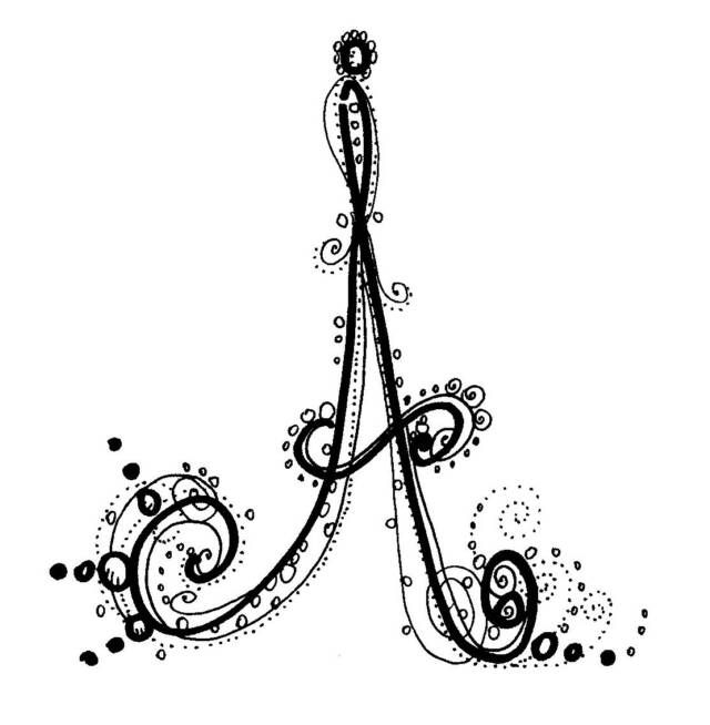 A is for Angela" on Pinterest | Illuminated Letters, Alphabet and ...