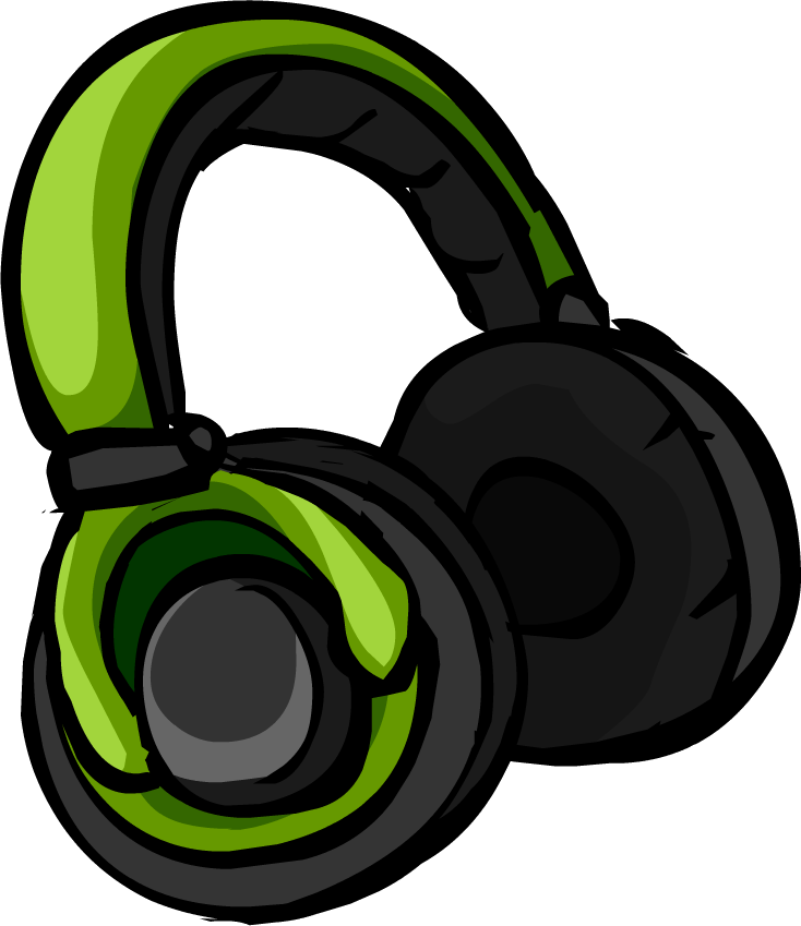 Green Headphones - Club Penguin Wiki - The free, editable ...