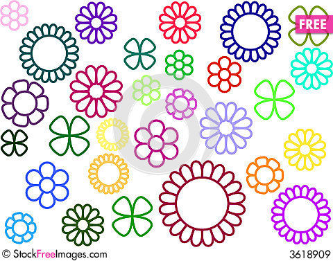 Simple Flowers Without Fill - Free Stock Photos & Images - 3618909 ...