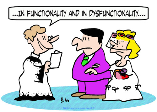 dysfunctionality wedding marriag By rmay | Love Cartoon | TOONPOOL