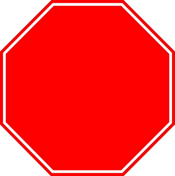 Stop Sign Outline Cliparts co