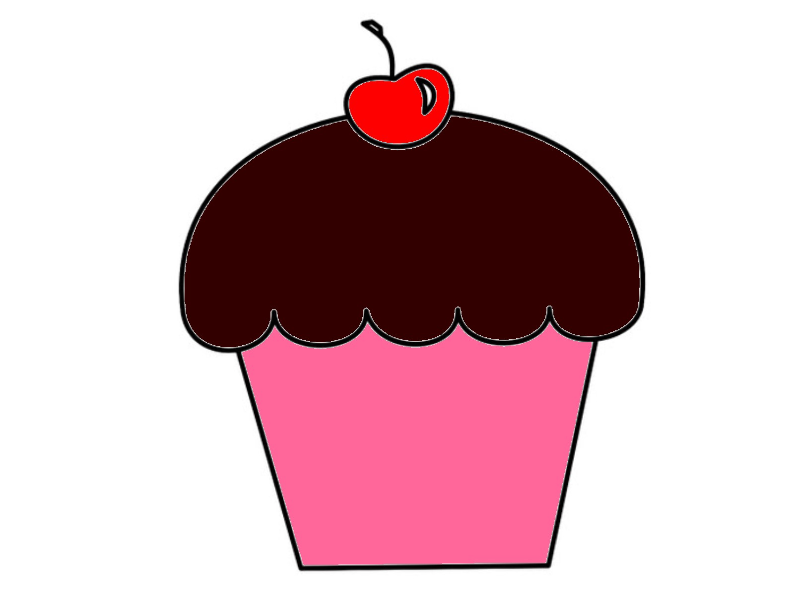 Cartoon Cupcake Clip Art Free Clipart - Free Clipart