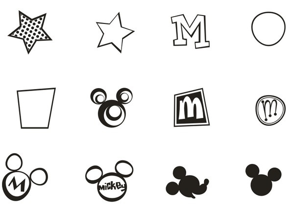Vector Mickey Mouse Signs [EPS File] | svg files | Pinterest