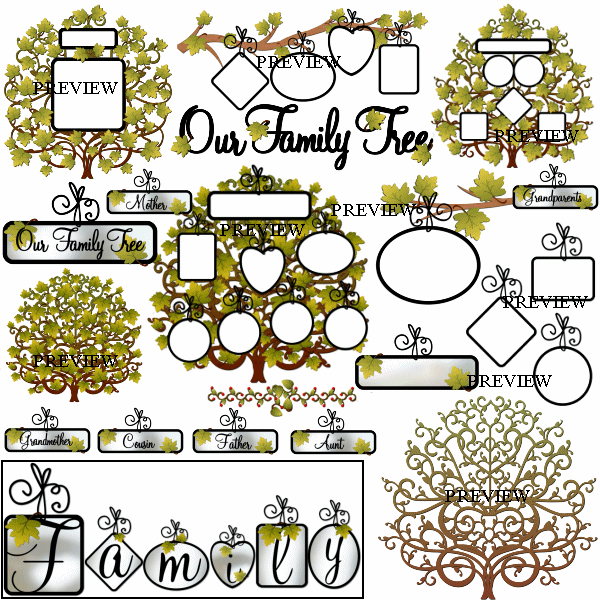 Family Tree from J.Rett Graphics