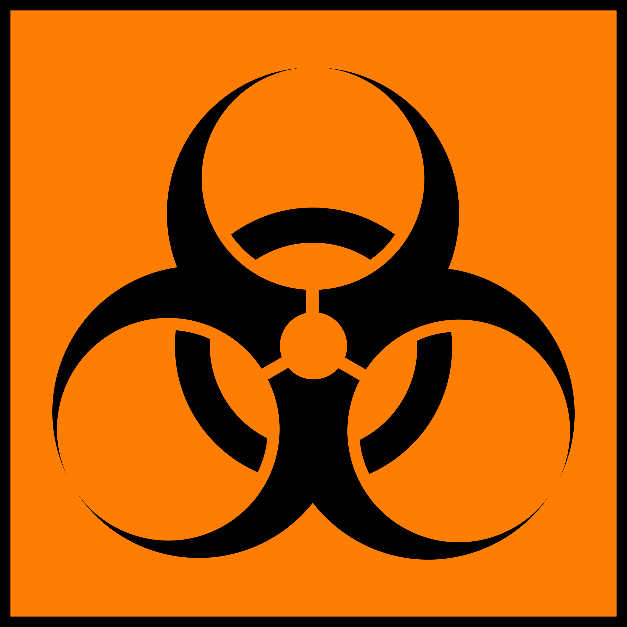 File:Biohazard orange.svg - Wikimedia Commons