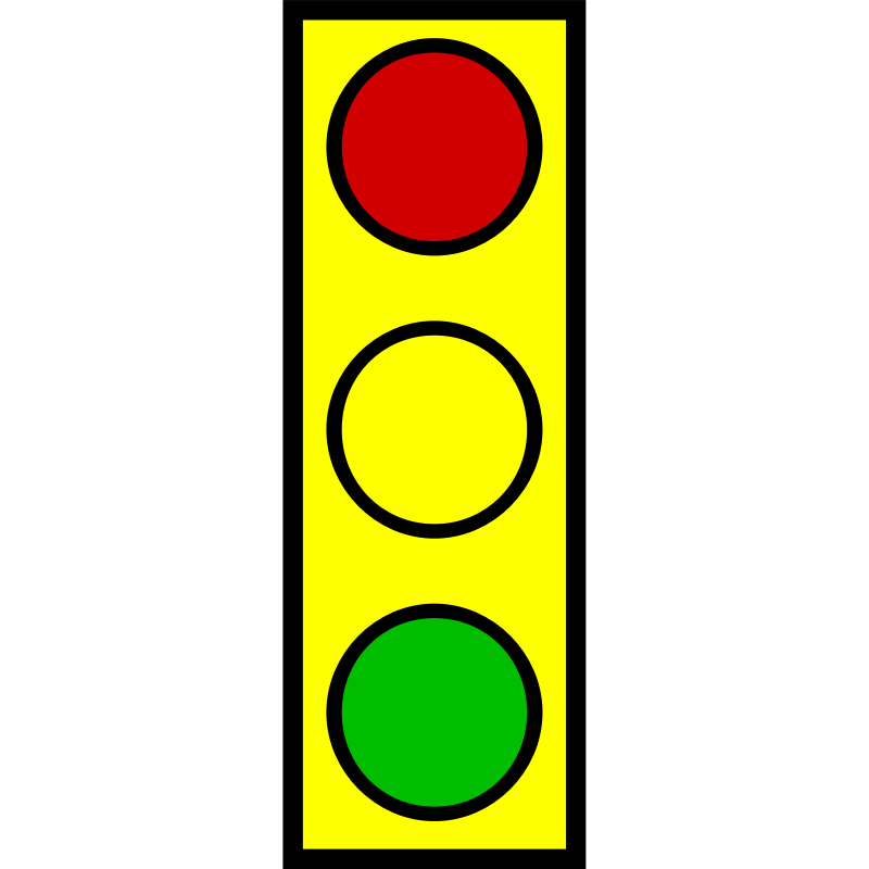 clipart traffic light yellow - photo #24