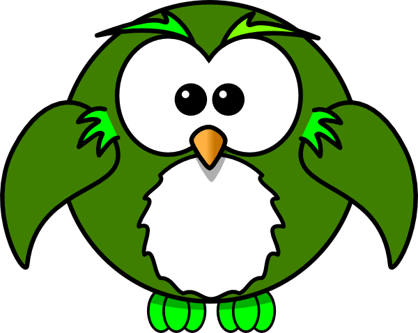 Green Owl SVG Downloads - Animal - Download vector clip art online