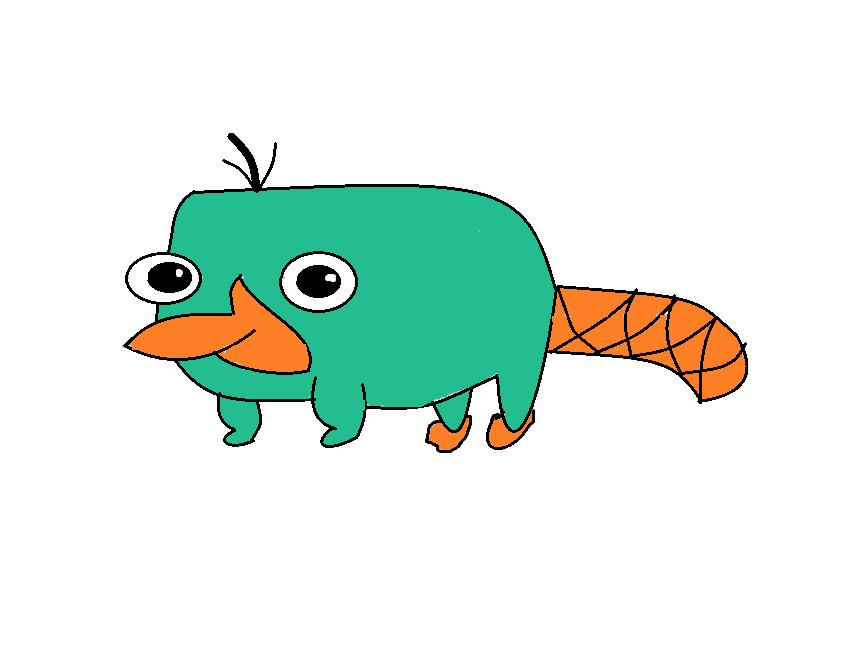 Perry The Platypus Drawing - StealthElf © 2014 - Apr 6, 2012