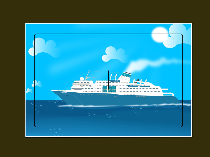 Clipart - cruise boat