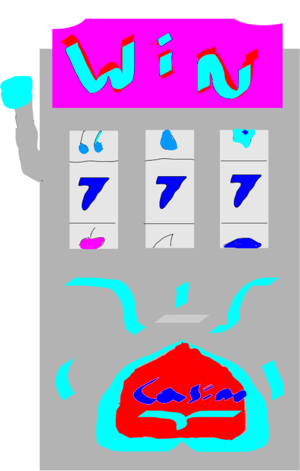 free transparent diamond slot machine clipart
