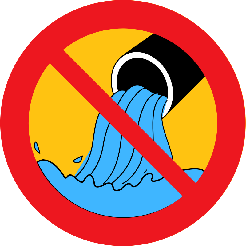 Clipart - Don't waste water