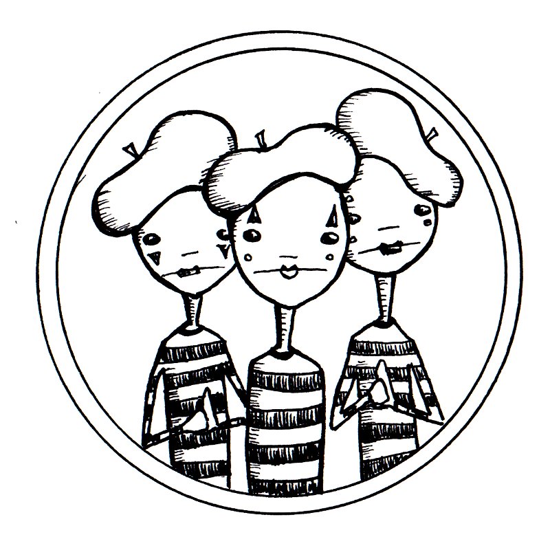 Food with a Face and Mimes!: Digital Stamps