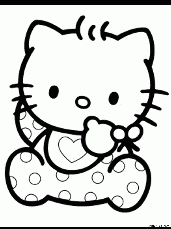pics of hello kitty coloring pages | Maria Lombardic