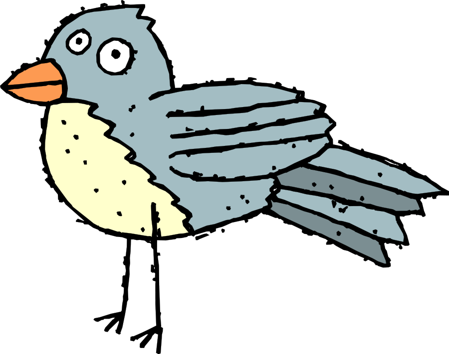 Cartoon bird 03 SVG Vector file, vector clip art svg file ...