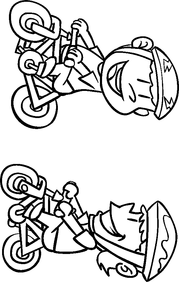 bike park Colouring Pages