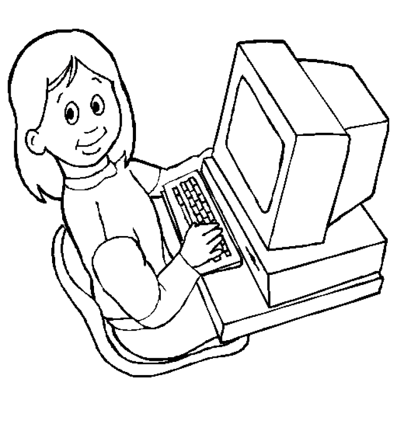 free printable computer coloring pages for preschoolers to print ...