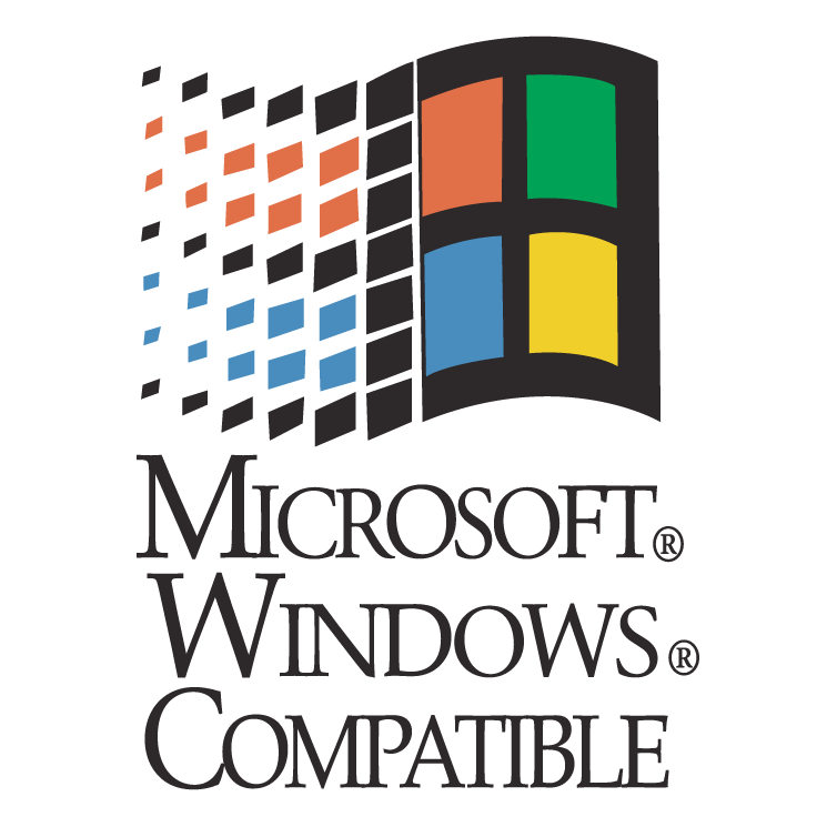 Microsoft windows compatible Free Vector / 4Vector