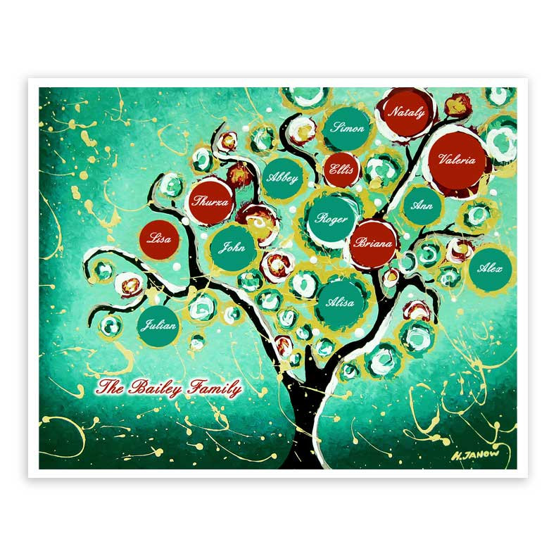 Popular items for family tree art on Etsy