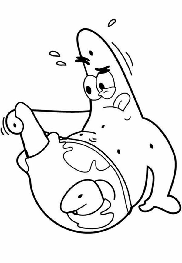 Patrick Star Coloring Page - Free & Printable Coloring Pages For ...