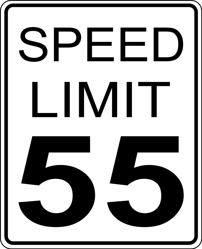Speed Limit Sign 55 Images & Pictures - Becuo