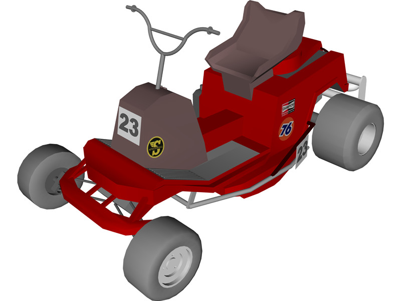 Lawn Mower Cart Free 3D Model Download | 3D CAD Browser