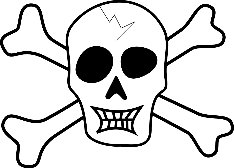 Pirate Skull And Crossbones Vector Hd Pirate Skull Svg Vector File ...