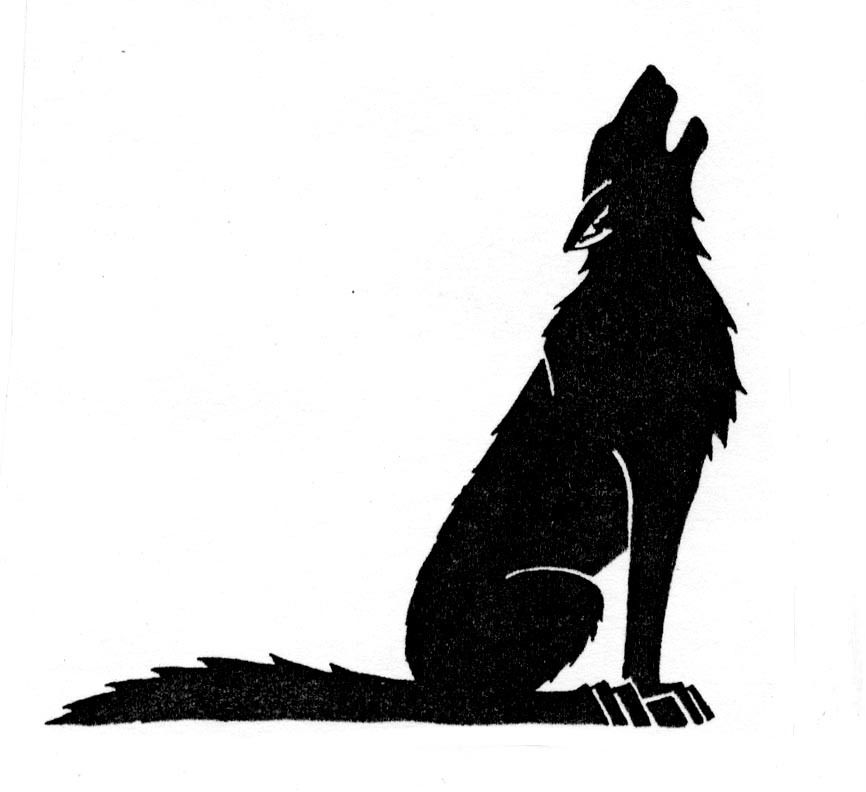 Solemn Wolf Howls at the Moon Until Dawn Breaks, by Radical ...