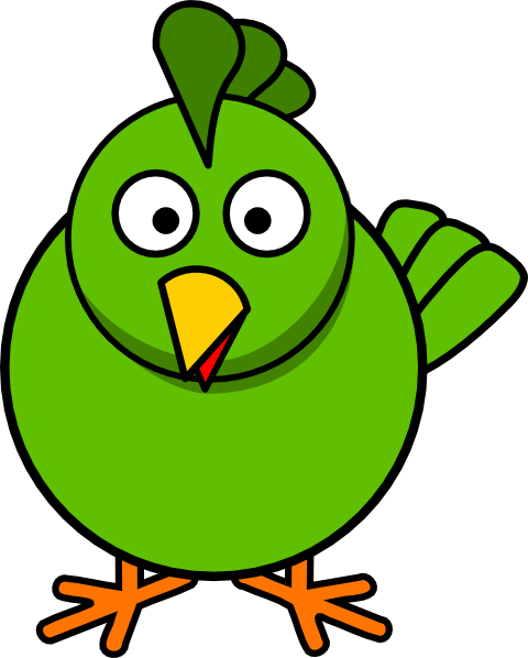 Green Chick clip art - vector clip art online, royalty free ...