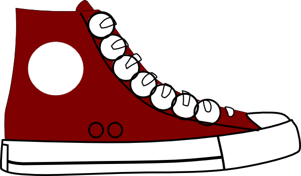 White Shoe clip art - vector clip art online, royalty free ...