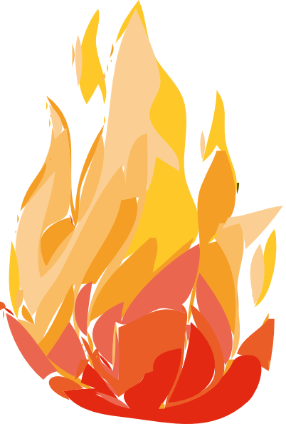 Fire Flames Burning clip art - vector clip art online, royalty ...