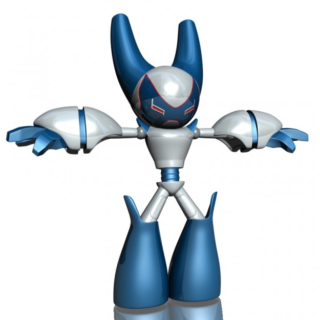 RobotBoy Cartoon Robot Character 3D Model Game ready rigged .max ...