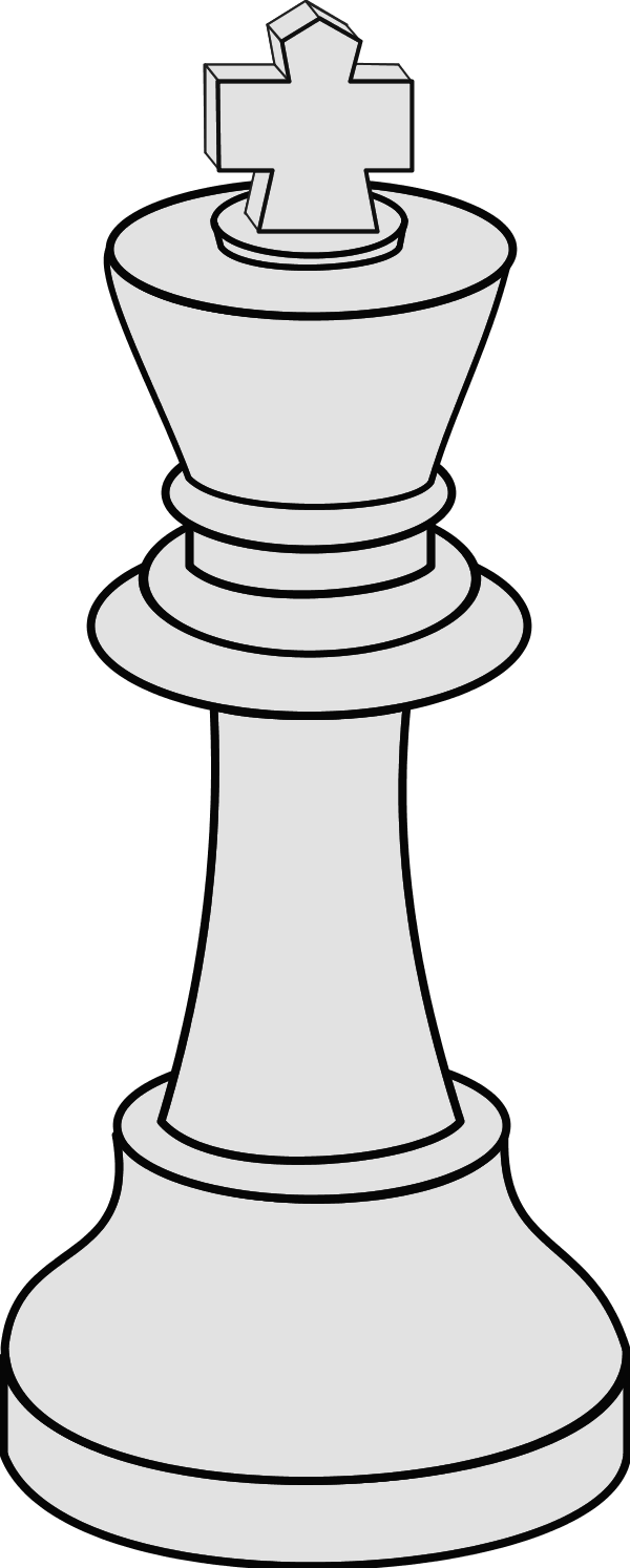 White King Chess - vector Clip Art