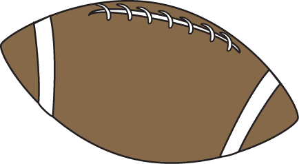 Football Ball with Black Outline Clip Art - Football Ball with ...