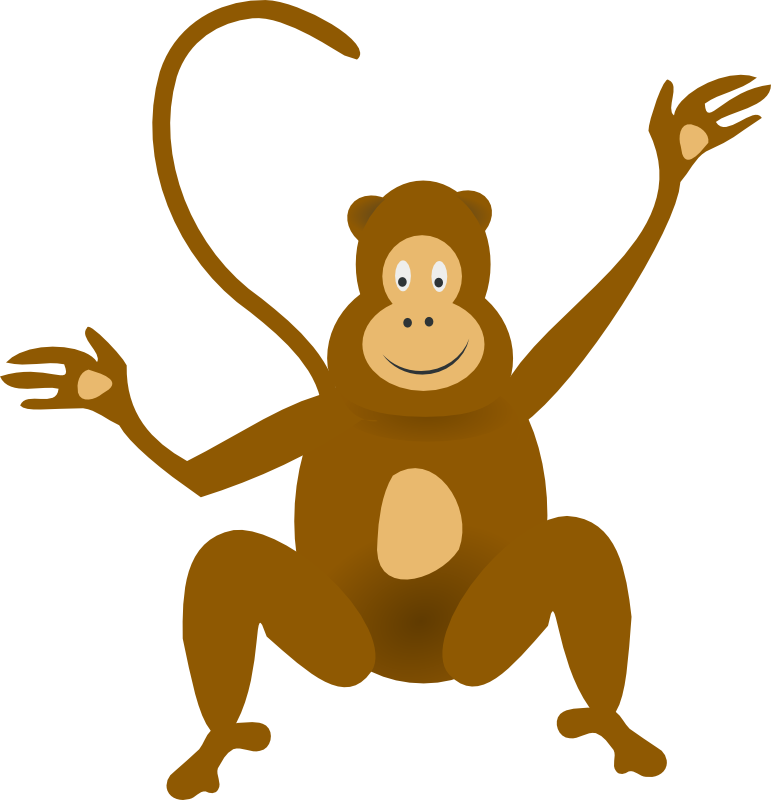 Clipart - Monkey