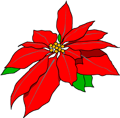 Christmas Flowers Clip Art - ClipArt Best