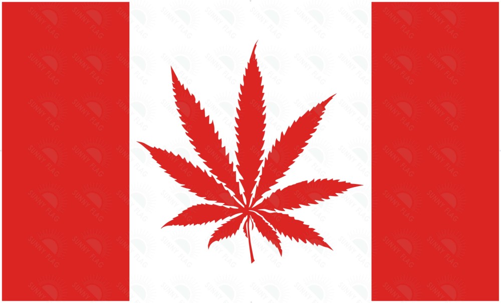 Taiwan Custom Flags - Canada Marijuana Flag, Canada Marijuana Flag ...