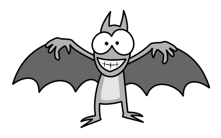 Pix For > Cute Cartoon Black Bat